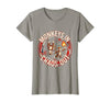 Mademark Monkeys In. Chaos Out. Punk Metal Circus Design T-Shirt - Women - size chart