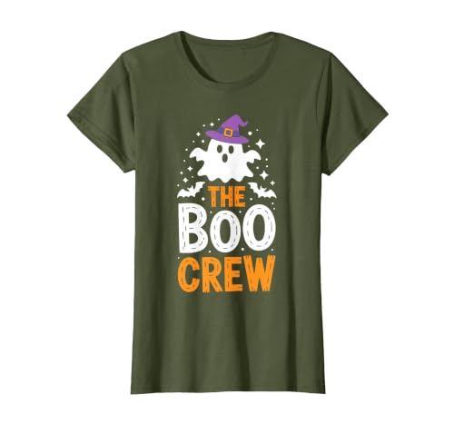 The Boo Crew Shirts The Boo Crew Shirt Matching Men Women Kids Halloween Costume T-Shirt - size chart