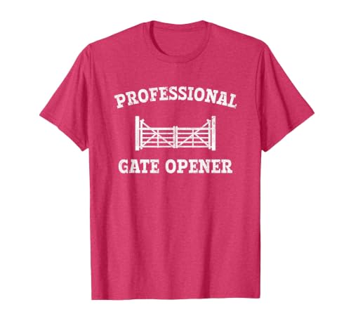cow apparel Professional gate Opener, Cow Gate Opener T-Shirt - size chart