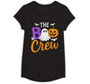 Halloween Tees for Women Men Kids Spooky Squad Boo Ghost Crew Team Halloween Boys Girls Kids T-Shirt - size chart