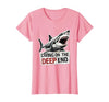 Mademark Living on the Deep End Shark Ocean Design T-Shirt - Purple