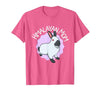 Himalayan Rabbit Mom T-Shirt — design detail
