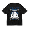 SYPPEIPLC Men Solid Cotton T-Shirt Crew Neck Short Sleeve I Like Exercise Because I Love Eating Casual Daily Tops - size chart