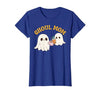 Ghoul Mom Cute Halloween Mother Ghost Mommy Trick Treating T-Shirt - size chart