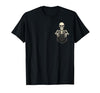 Funny Pocket Skeleton Halloween T Shirt For Men Funny Skeleton in The Pocket Halloween Kids Teens Adults T-Shirt - size chart