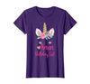 Unicorn Birthday Girl Family Shirts Unicorn Nana of The Birthday Girl Shirt Matching Party Tee T-Shirt - size chart