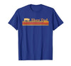 Showing Cattle T-Shirts And Apparel Show Dad - Fun Distressed Look for Showing Pigs T-Shirt - size chart