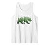 Outdoor Nature Forest Animal Gifts Nature Forest Wildlife Trees Wild Animal Bear Tank Top - size chart