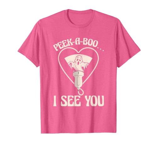 Ultrasound Tech Halloween Spooky Sonographer Gift Ultrasound Tech Xray Technician Spooky Sonographer Halloween T-Shirt -