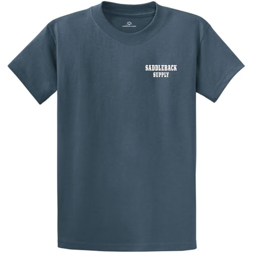 Saddleback Supply Men's Horse with No Name Heavy Tees - size chart