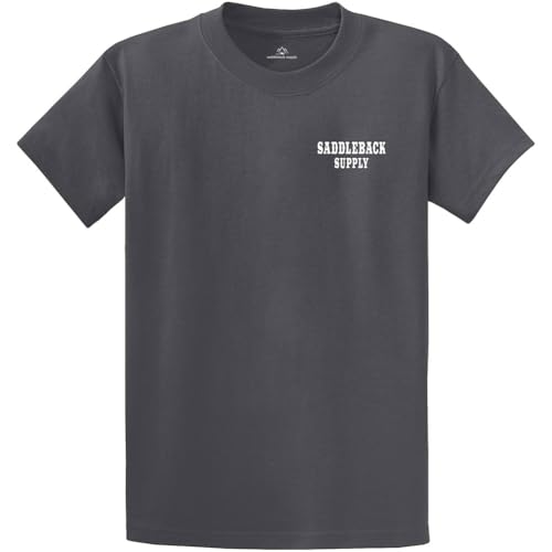 Saddleback Supply Men's Horse with No Name Heavy Tees - size chart