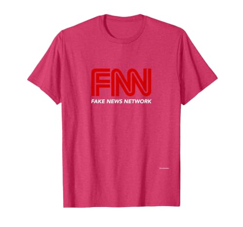 Fake News Network #fakenews Funny Trump Halloween Costume T-Shirt - size chart