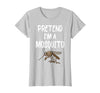 Pretend I'm A Mosquito Funny Halloween Costume Pretend I'm A Mosquito Funny Lazy Halloween Costume Party T-Shirt - size chart