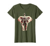 Mademark Trunks Up Always Elephant Graphic Design T-Shirt - Women - size chart