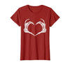 Halloween Tees for Women Men Kids Skeleton Hands Heart Halloween Rock Costume Men Women Kids T-Shirt - size chart