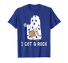 Funny Halloween Vibes Trick Or Treating I Got A Rock Funny Halloween Trick Or Treating Ghost T-Shirt - size chart