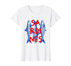 Vintage Sardine Tinned Fish Summer Tee Sardines Tinned Fish Retro Graphic for Men Women T-Shirt - size chart