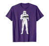 Star Wars Halloween Stormtrooper Mummy Wraps T-Shirt - size chart