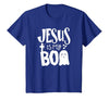 Jesus is My Boo - Funny Christian Halloween Quote Humor T-Shirt - size chart