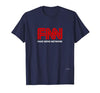 Fake News Network #fakenews Funny Trump Halloween Costume T-Shirt - size chart