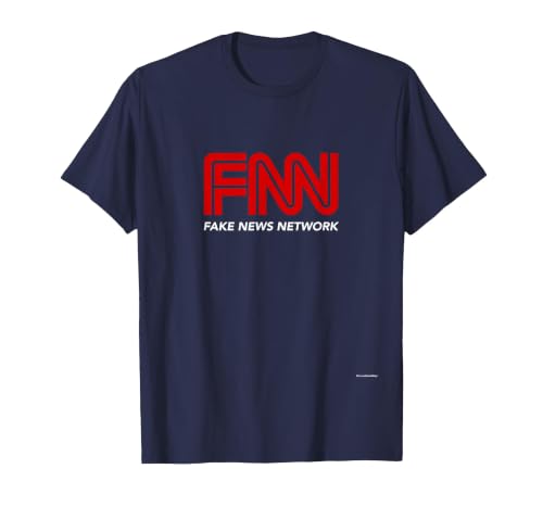 Fake News Network #fakenews Funny Trump Halloween Costume T-Shirt - size chart