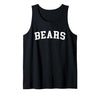 Bears - Designs Bears Tank Top - size chart