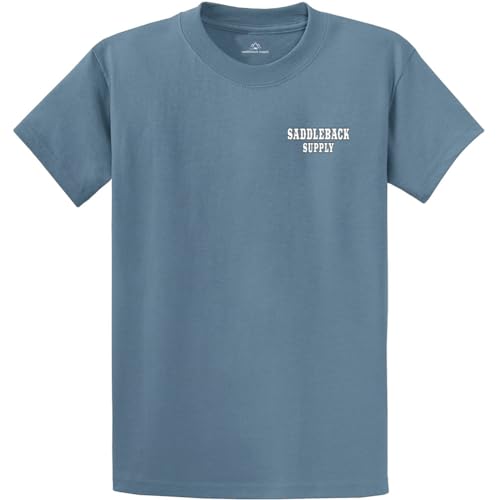 Saddleback Supply Men's Horse with No Name Heavy Tees - size chart
