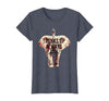 Mademark Trunks Up Always Elephant Graphic Design T-Shirt - Women - size chart