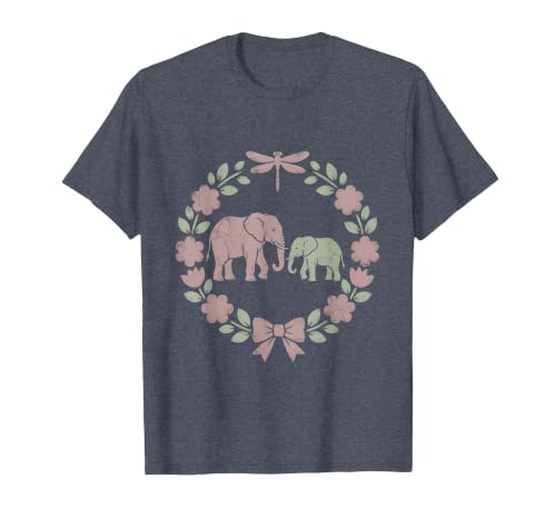 Mademark Elephant Mother and Calf Trunk Touch Mama Gift T-Shirt - Men - size chart