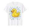 InGENIUS Duck Lover Shirts & Gifts Rubber Duck Bubbles Cute Duckie Duckling Costume Halloween T-Shirt - size chart