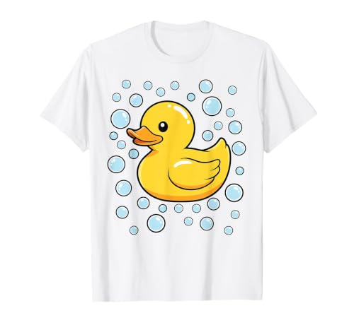 InGENIUS Duck Lover Shirts & Gifts Rubber Duck Bubbles Cute Duckie Duckling Costume Halloween T-Shirt - size chart