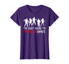 Zombie Dance Costume Halloween Party Tee Funny Zombie Halloween Shirt I’m Just Here to Thriller Dance T-Shirt - size chart