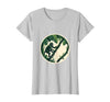 Mademark Monkey Hanging From Jungle Vine Illustration T-Shirt - Women - size chart