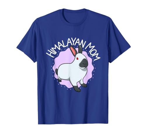 Himalayan Rabbit Mom T-Shirt — design detail