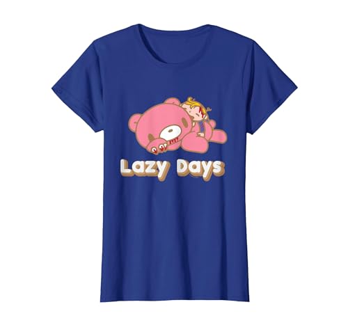 Gloomy Bear The Naughty Grizzly & Pity Lazy Days Anime T-Shirt - size chart