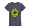 Mademark Baby Zombie On Board Pregnant Halloween Design T-Shirt - size chart