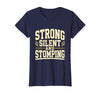Mademark Strong Silent and Stomping Elephant Design T-Shirt - Women - size chart