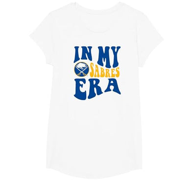 Cow Buffalo Sabres Era White Nhl Officially T-Shirt