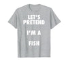 Halloween Costumes MV&SG Fish Halloween Costume, Let's Pretend I'm a Fish Shirt T-Shirt - size chart
