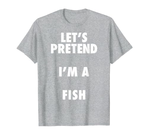 Halloween Costumes MV&SG Fish Halloween Costume, Let's Pretend I'm a Fish Shirt T-Shirt - size chart