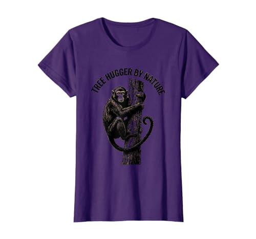 Mademark Tree Hugger By Nature Monkey Design T-Shirt - Women - size chart
