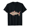Mademark Friend of the Deep Shark Ocean Design T-Shirt - size chart