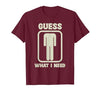 Humor Head Halloween Party Fun Guess What I Need Head Graphic T-Shirt - size chart
