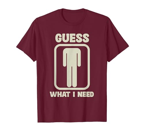 Humor Head Halloween Party Fun Guess What I Need Head Graphic T-Shirt - size chart