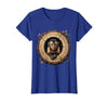 Mademark Capuchin Monkey in Hollow Log Illustration T-Shirt - Women - size chart