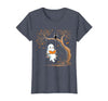 Halloween Ghost Swing Reading Vintage Ghost Swing Reading Book Swinging Halloween Costume T-Shirt - size chart