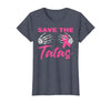 Amb Breast Cancer Awareness Month Warrior Survivor Save The Tatas Breast Cancer Pink Ribbon Skeleton Halloween T-Shirt -