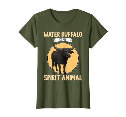Water Buffalo Lovers Shop Water Buffalo is My Spirit Animal Water Buffalo T-Shirt - size chart