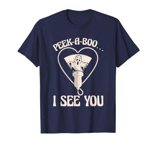 Ultrasound Tech Halloween Spooky Sonographer Gift Ultrasound Tech Xray Technician Spooky Sonographer Halloween T-Shirt -