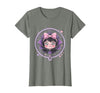 Mademark Women's Cute Vampire Girl Halloween Graphic Design T-Shirt - size chart